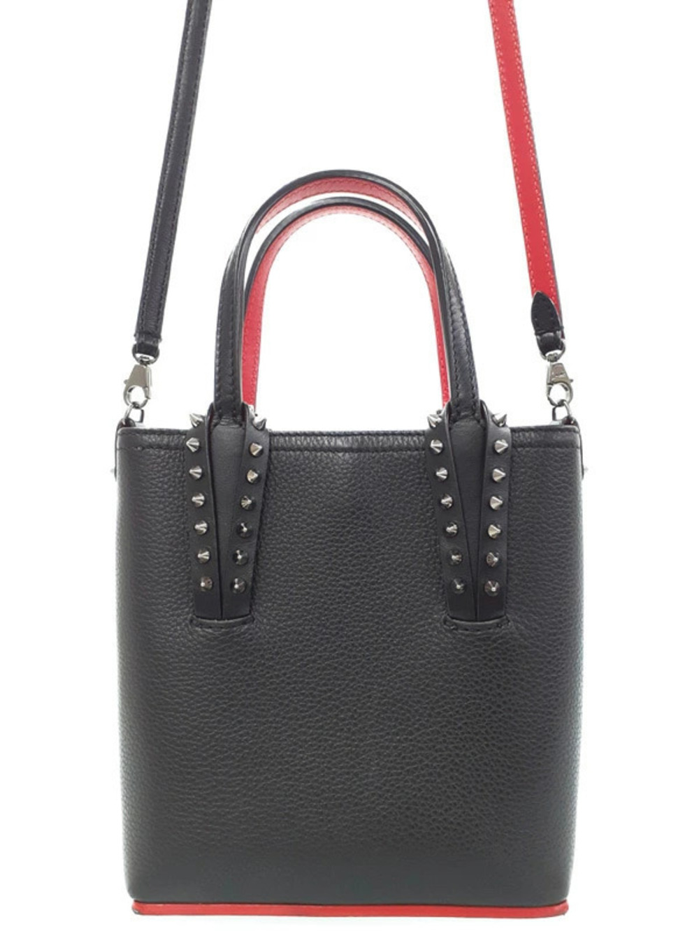 Christian Louboutin CABATA Handbag Studded Black